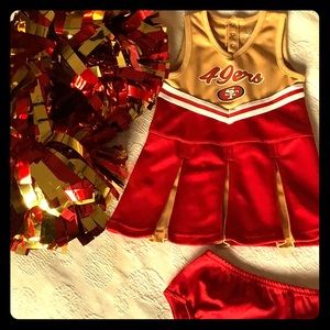 Cheerleading Dress 4T San Francisco 49ers
